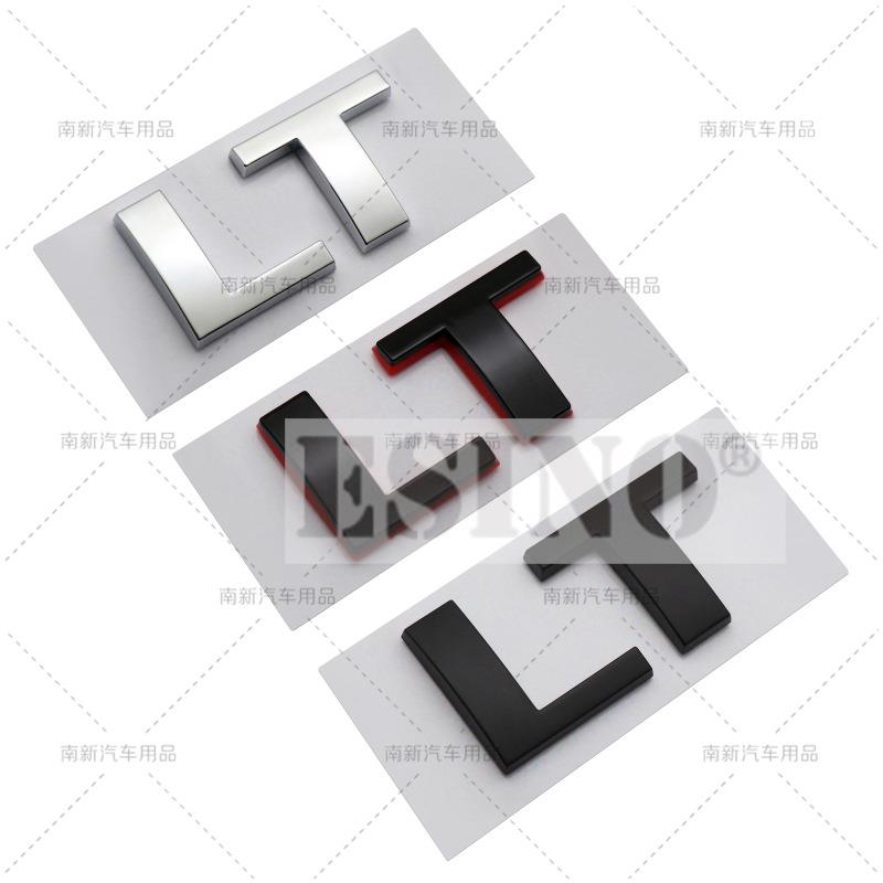 Car Styling LT 3D ABS Badge Body Adhesive Emblem Sticker Decal for Chevrolet Silverado Suburban Tahoe Offroad 4X4