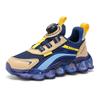 Kids' Quick-Lace Mesh Sneakers Colorful Bubble Sole Breathable Casual Sports Shoes Fashion Children's Trainers
