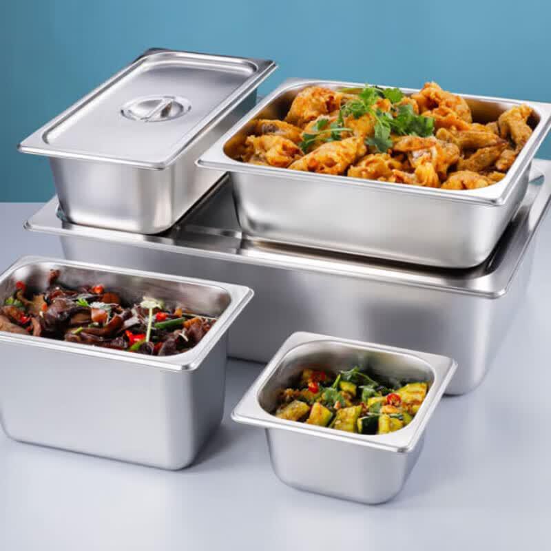Stainless Steel Rectangular Food Pan