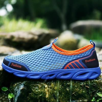 New Breathable Men's Mesh Shoes Hole Shoes Summer