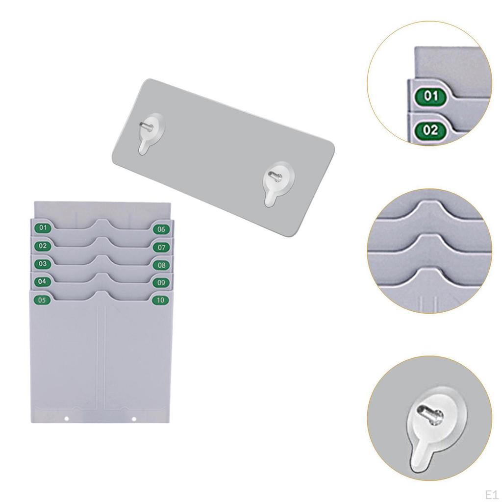 Rozszerzalny Uchwyt na Karty Czasu Rozszerzalny Stojak Wielofunkcyjny Chowany Rejestruj Obecność