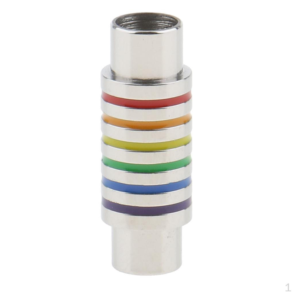 

DIY Jewelry Rainbow Colorful Elegant Buckle 1Pc срібний