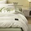 HLA Creamy Washed Cotton 4-Piece Bedding Set