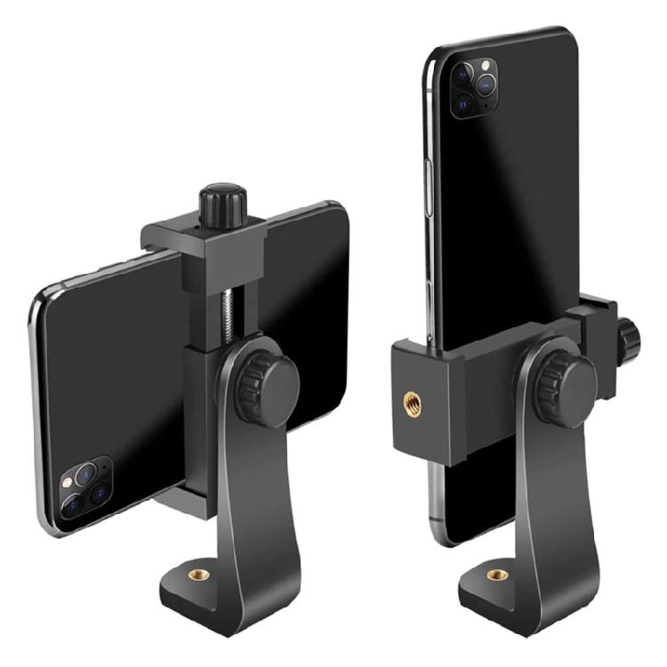 Adjustable Phone Holder Clip for Tripods Universal Smartphone Mount for Effortless Selfie and Monopod Stability