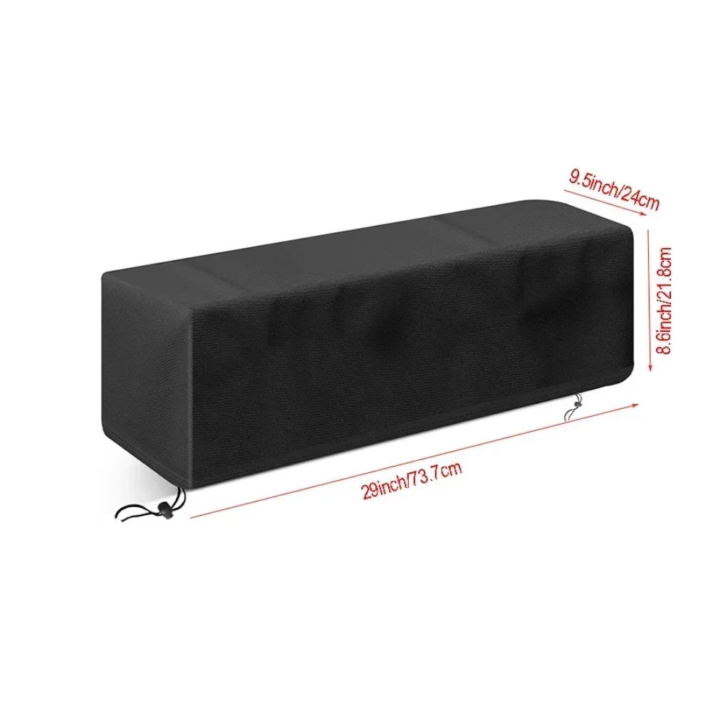 Garden Rectangular Stove Cover 28Inch Home Patio Rectangular Stove Cover Oxford Cloth Storage Bag Adjustable Waterproof