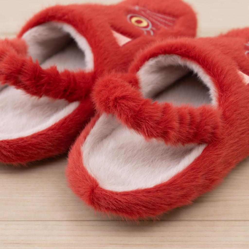 Senko Little Devil Cat Mel Charles Slippers, Rachel/Mel Charles/Lila Charles, (Red)