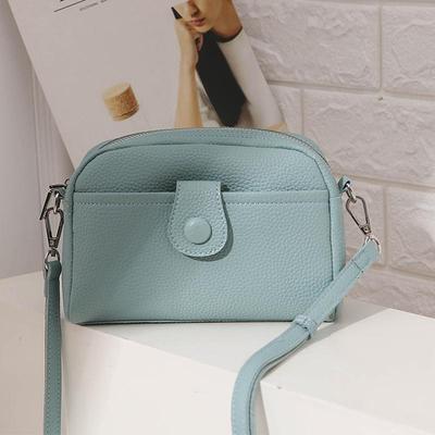 Módní malá taška přes rameno na telefon pro ženy Neformální nákupní crossbody taška z PU kůže