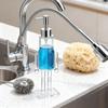 Nutcracker Soap Pump Dispenser Reusable Gel Liquid Container Transparent Lotion Bottle For Kitchen Hotel Home Countertop