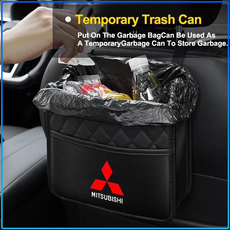 Car Storage Bag Multi-function Seat Back Storage Pocket Suspension For Mitsubishi Lancer Lancer ASX Outlander 2 3 Pajero Mirage Exzos Pajero 4