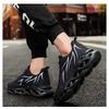 Men's Flame Printed Sneakers Comfortable Running Shoes Outdoor Men Athletic Shoes