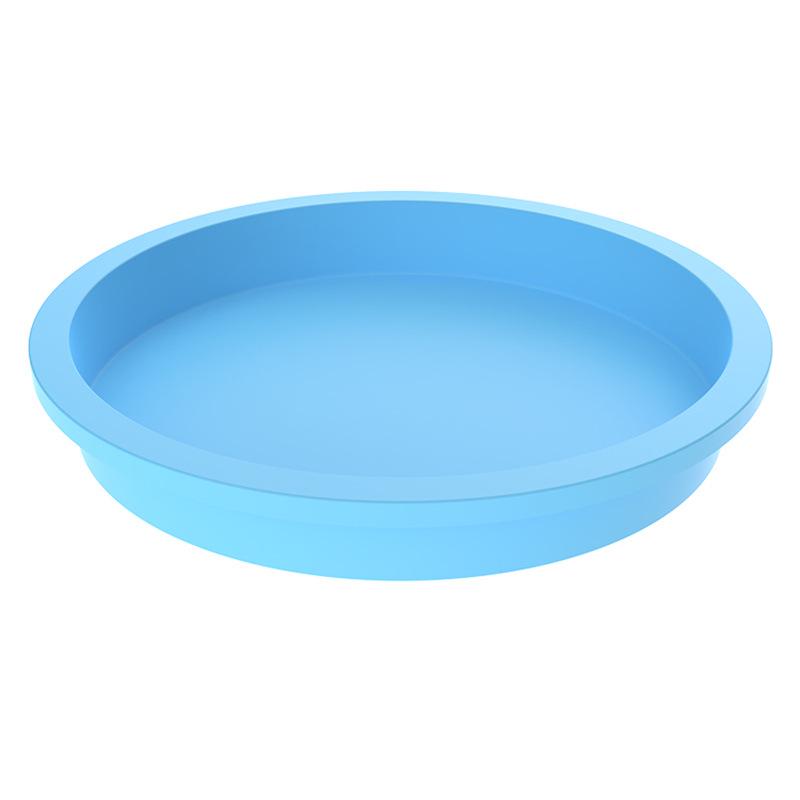 6-Inch Rainbow Silicone Chiffon Pan for Jelly, Pudding & Cake
