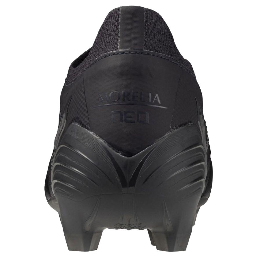 Mizuno Morelia Neo 4 Anti Slip Wear Resistant Soccer Shoes Unisex Black Mizuno P1GA255400