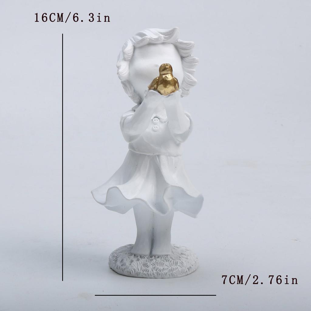 Banksy Heart Balloon And Flying Girl Inspired Artwork Modern Sculpture Home Decoration Statue Decoration