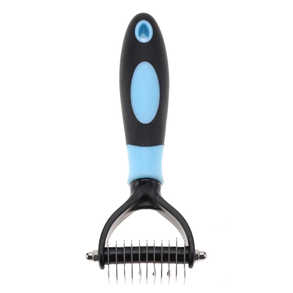 Non-slip Grip Dematting Comb Smooth Teeth Pet Grooming Comb Tangle Remover Home Pet Care