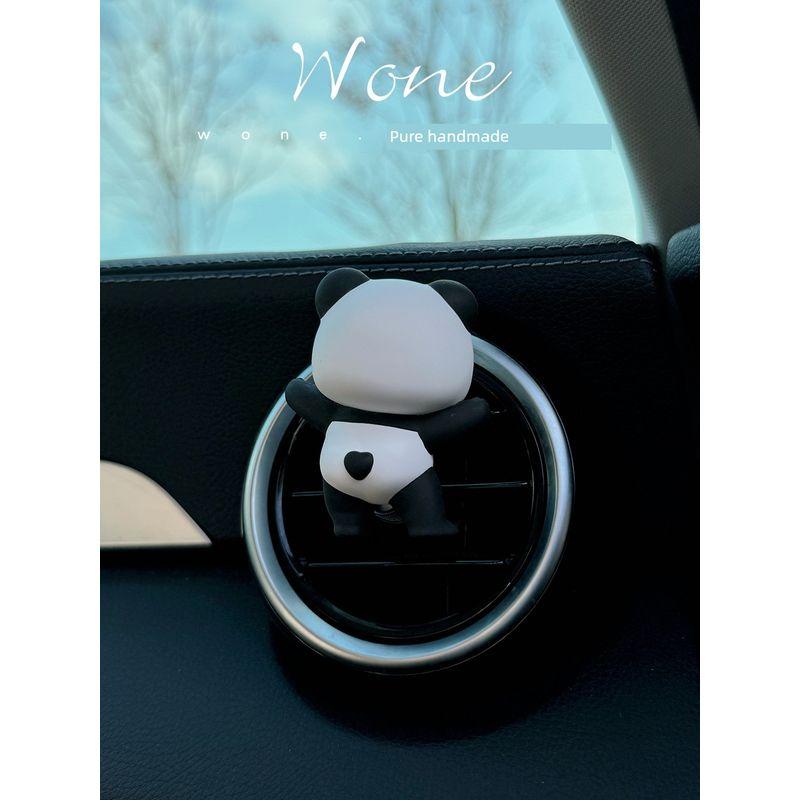 Auto Perfume Aromatherapy Cute Belly Meat Panda Air Outlet Decoration Supplies Fragrant Stone Girls' Gifts Classy