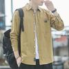 Pure Cotton Men's Long-sleeved Shirt Spring Autumn New Tops Versatile Men's Washed Fabric Thickened Shirts