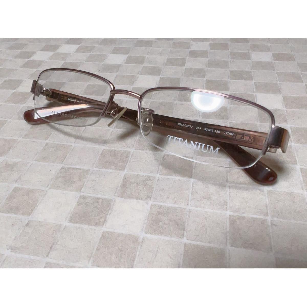 Used Unused Marc Jacobs glasses frame titanium frame