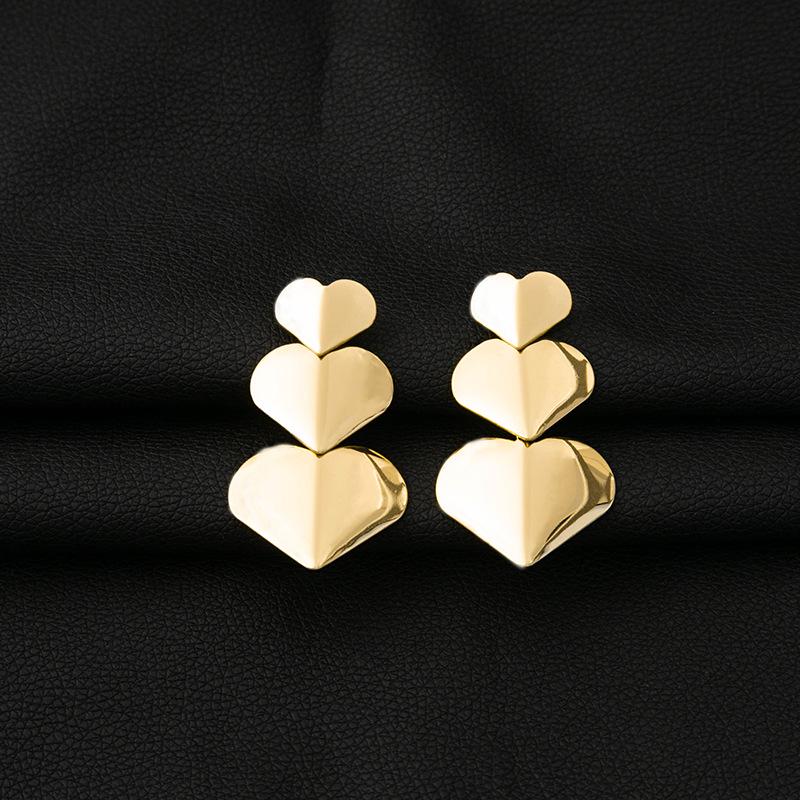 Women's High-Grade European & American Geometric Earrings: Irregular Circles, Retro Metal Leaves, Butterflies, and Squares.