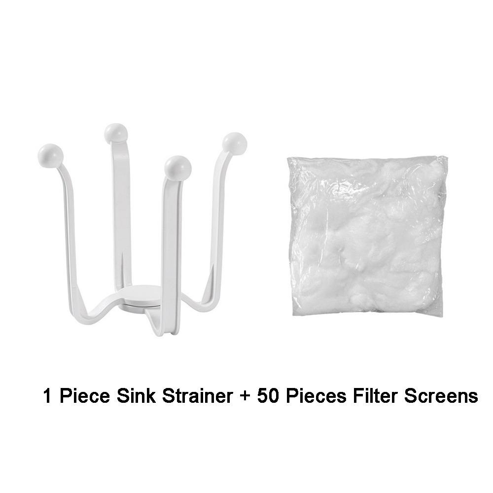 

Plastic Kitchen Sink Strainer Anti Clogging Garbage Storage Rack Sink Trash Catcher Kitchen Use Rack and Net