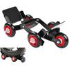 Flat Tire Handling Tool for Electric Bikes and Motorcycles with Foldable Design and Multi Directional Wheels for Easy Movement