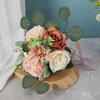 Sophisticated Bridal Hand Bouquet Wedding Accessories Artificial Silk Rose Bridesmaids Holding Flower Bride Decoration