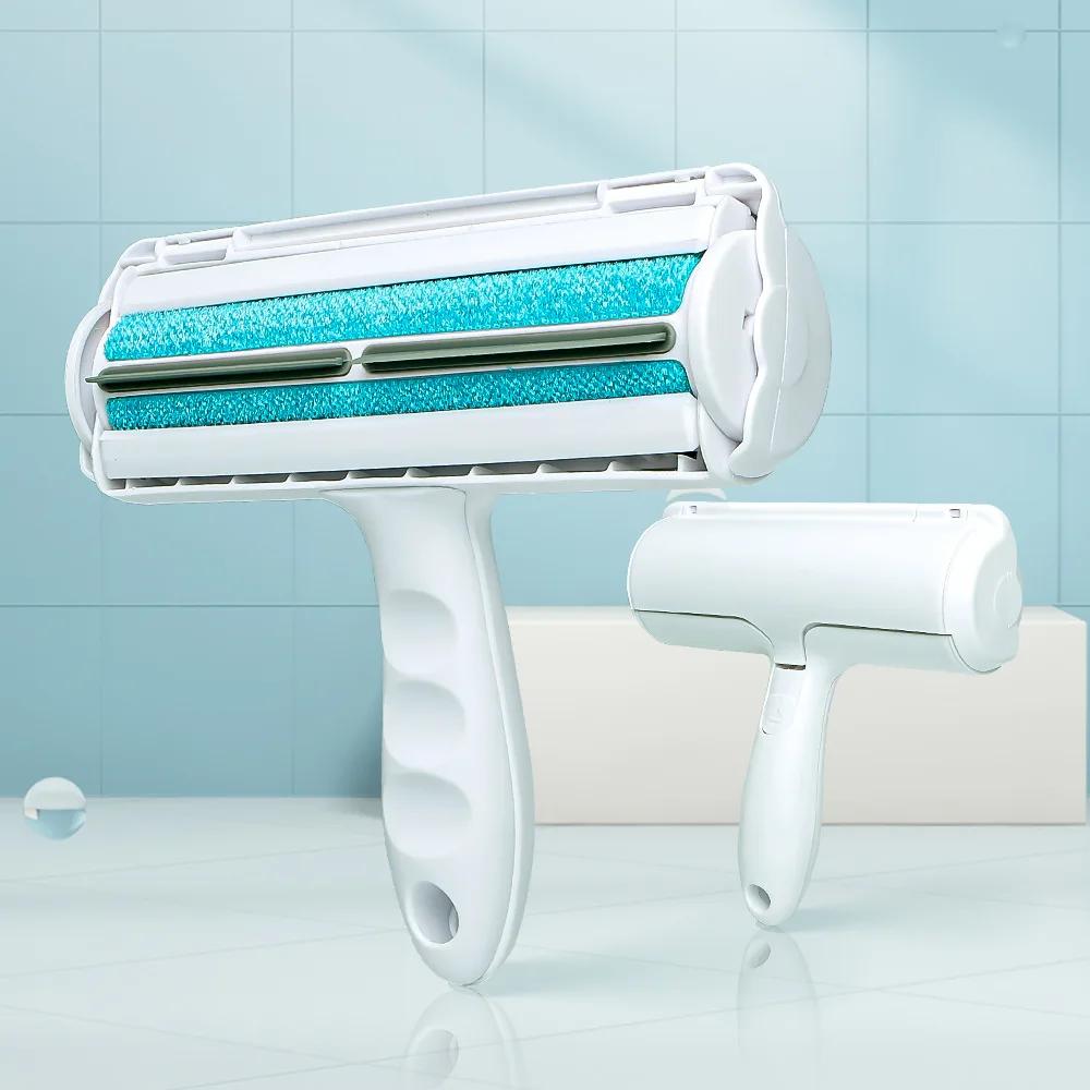 Pet Hair Remover Roller One-Hand Operation Dog & Cat Lint Remover Self Cleaning Hair Eliminator for Home