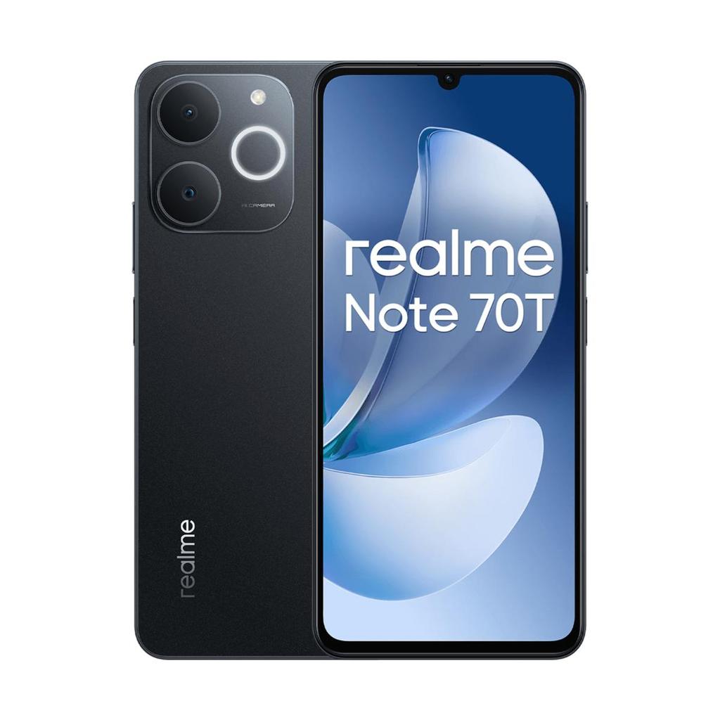 Realme note 70t smartphone 4GB RAM 256GB ROM 6.74 inch Black