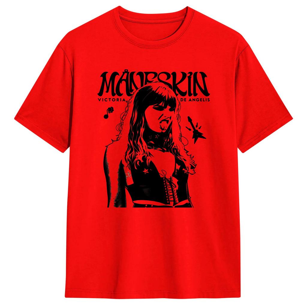 Unisexeskin Band World Tour TShirt Summer Street Style T Shirts 100 Cotton Harajuku Tee Shirt For Couple Pattern Top Tees