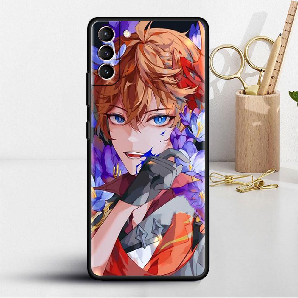 Hülle für Samsung Galaxy S20 S22 Ultra S21 FE S10 S9 Plus Note 20 10 Lite 9 Weiche Handyhülle Schale Genshin Impact