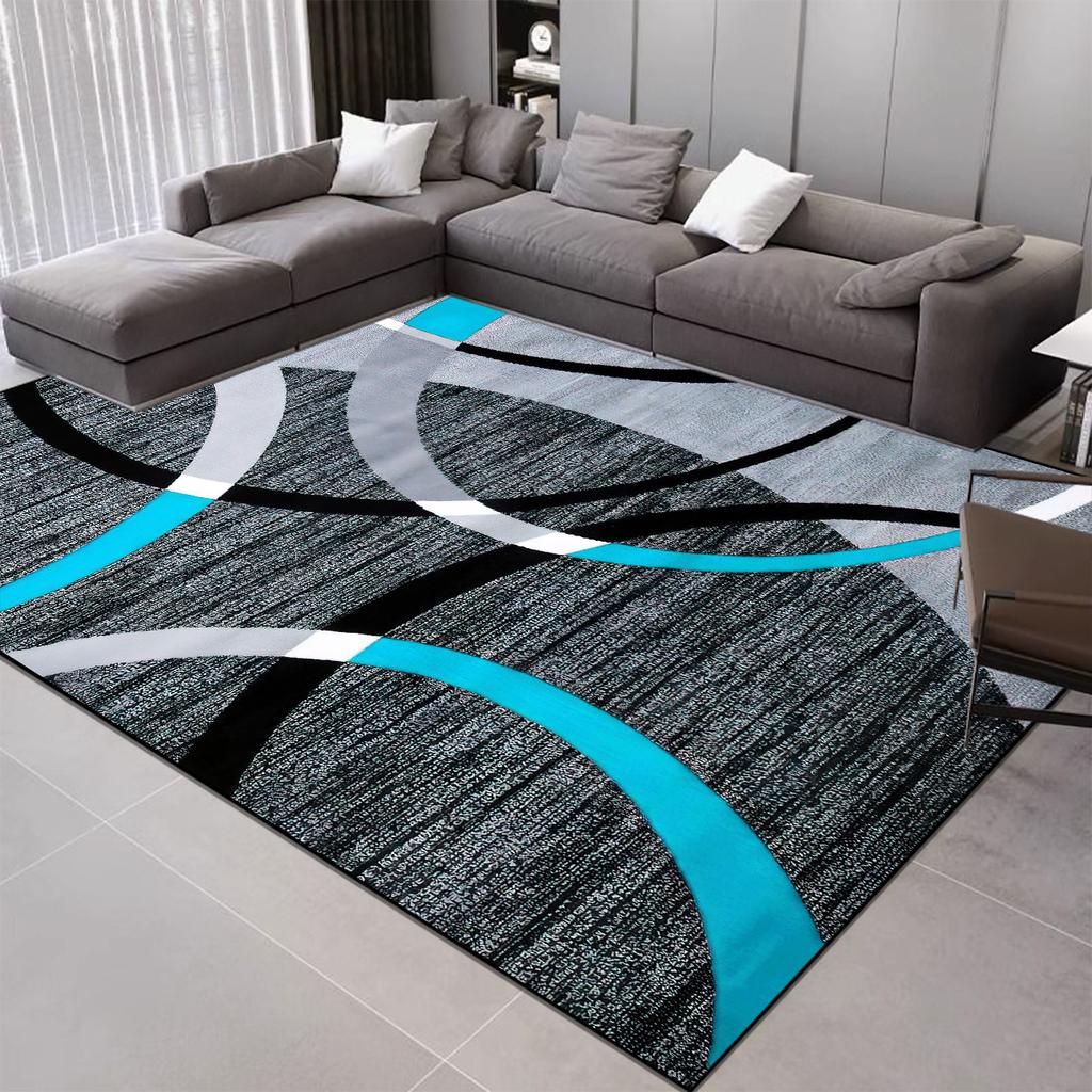 Geometrie Dekoration Nordische Teppiche Wohnzimmer Sofa Bereich Teppiche Zuhause Schlafzimmer Dekor Luxusteppich Zimmer Flur Weiche Große Bodenmatte