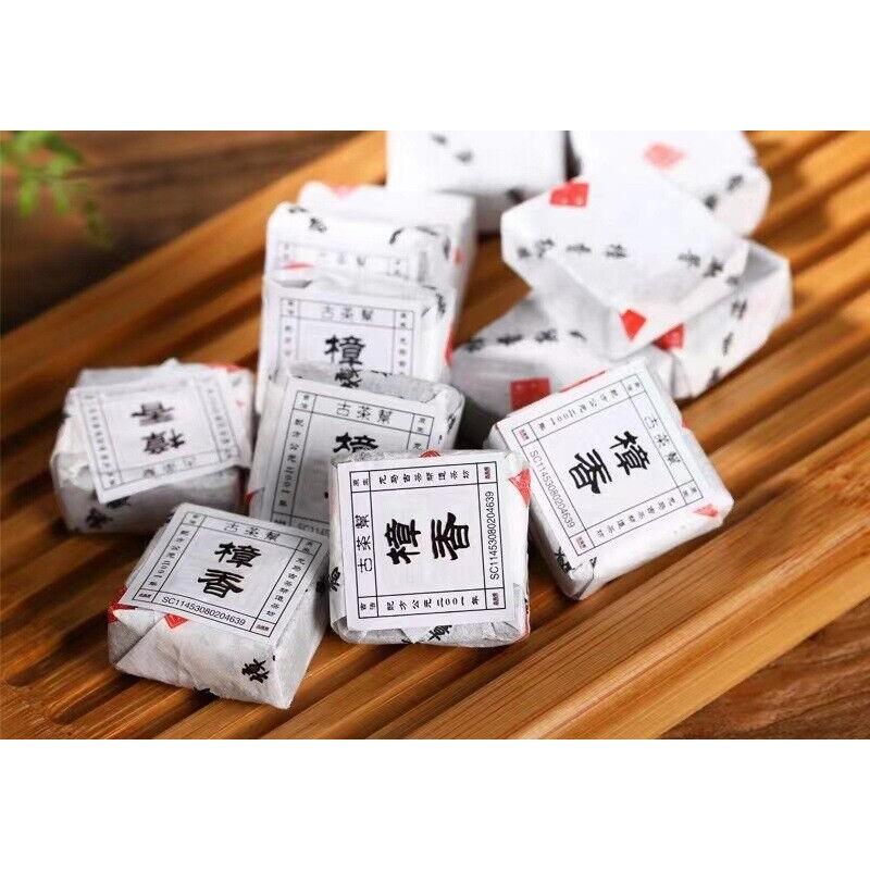 500g Yunnan Small Square Brick Pu'er Tea Banzhang Brick Tea Aged Pu'er
