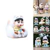 6pcs Crayon Shin Chan Bathing Driving Scene Model Ornament Set For Collectors And Kids
