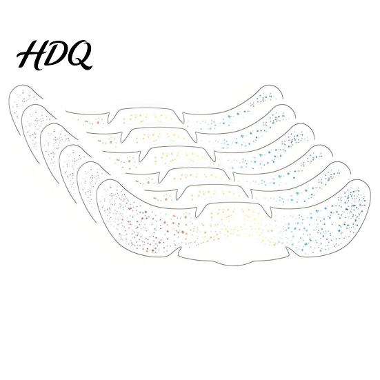 Freckle Stickers for Face 6Pcs Holographic Stickers Shimmer Temporary Tattoos with Waterproof Flash Spot Design Adhesive Easy Apply Remove