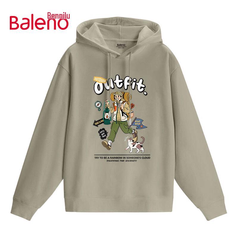 

Baleno Men s American Style Hooded Sweatshirt XL