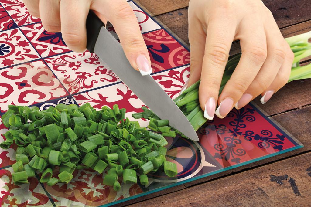 SZKLANA DESKA DO KROJENIA 45x52 MOZAIKA