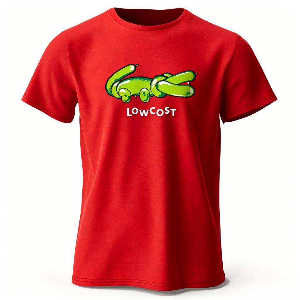 Unisexs Joke The Lowcost Printed TShirt Cotton Funny Graphic Tees Summer Tops Casual Streetwear Unisexs Clothing Womens T Shirt