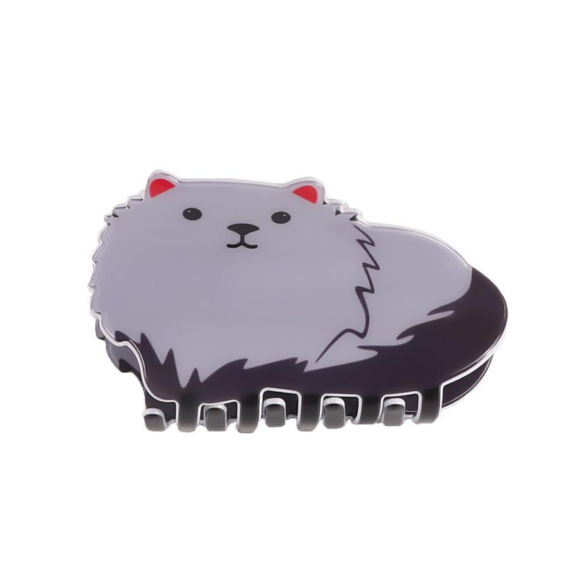 1pc New cute animal series acrylic cat cartoon hair clip, back of the head hair clip, hair accessories, and dished hair