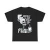 Geistig krank, aber total entspannt Skelett Grafik Unisex Schweres Baumwoll-T-Shirt