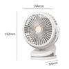 Fan Quiet Charging Small with Clip USB Desktop Dormitory Electric Mini Car Hand Held Fan