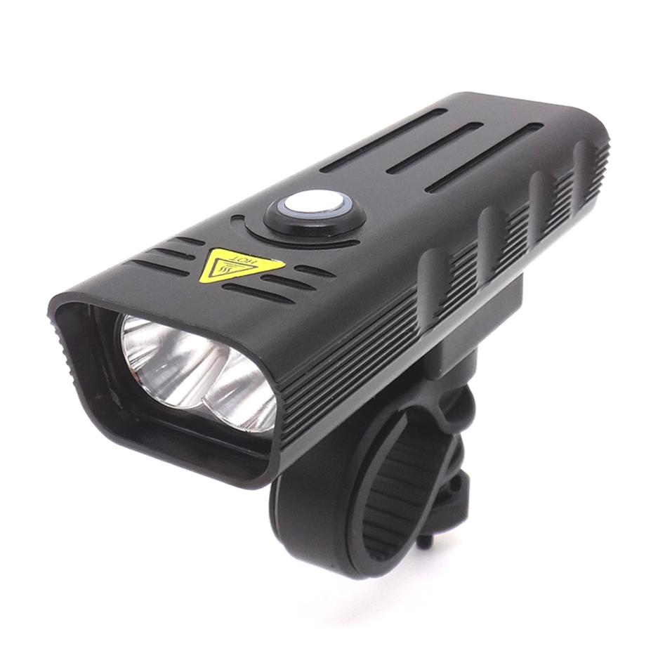 Bicycle Headlight Mountain Front Bicycle Head Light Lamp, LED Bicycle Light Handlebar&2400