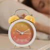 Creative Metal Twin Bell Alarm Clock with Luminous Battery Operated Loud Alarm Clock Colorful Desk Alarm Clock Student Dorm