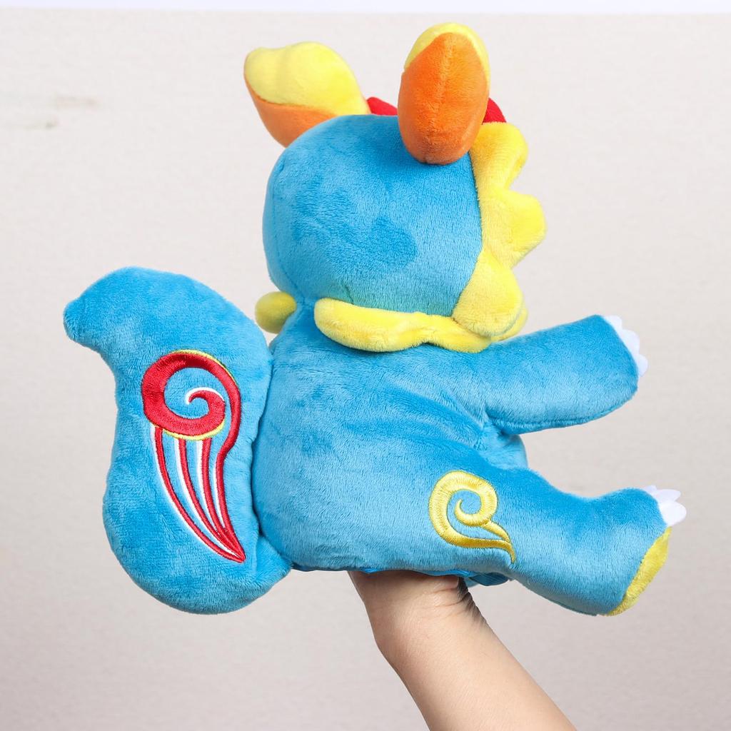 Takeoff Plush Hand Puppet Shisa (Okinawan guardian lion) - Blue