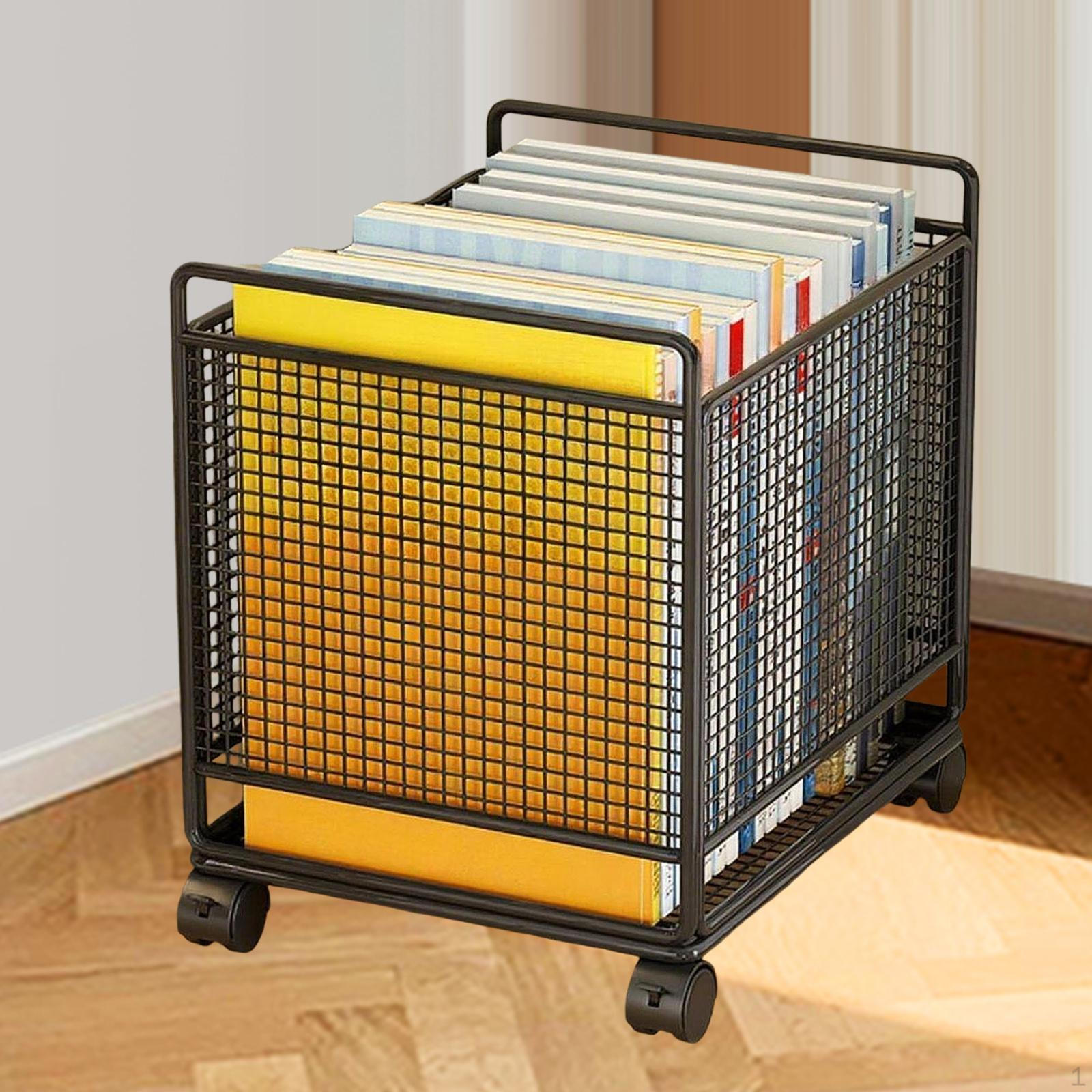 

Передвижная тележка на колесиках с ручкой, контейнер для хранения под столом, книжная полка для спальни, кухни, школьная сумка