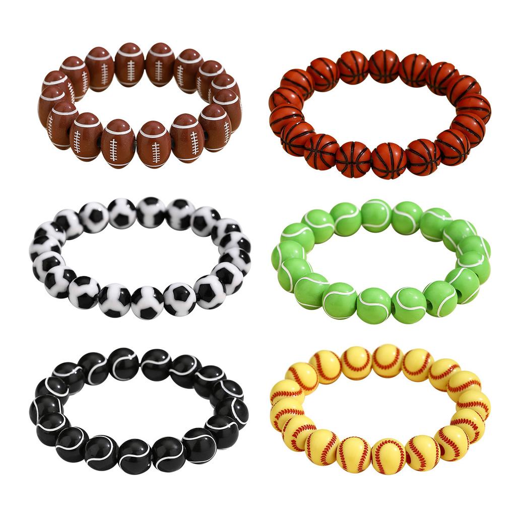 Spherical Beaded Bracelet, Fashionable and Exquisite Football World Cup Commemorative Gift