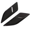 Pair Bonnet Air Outlet Trim Decoration Cover Replacement for Land Rover Range Rover Sport L494 2014‑2022 Glossy Black