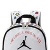 Jordan Custom Bag  Letter Print Fashion Cute Star Diamond Polyester Backpack Unisex Backpack White DZ3755-100(TEAM378-ZIMU-X1)