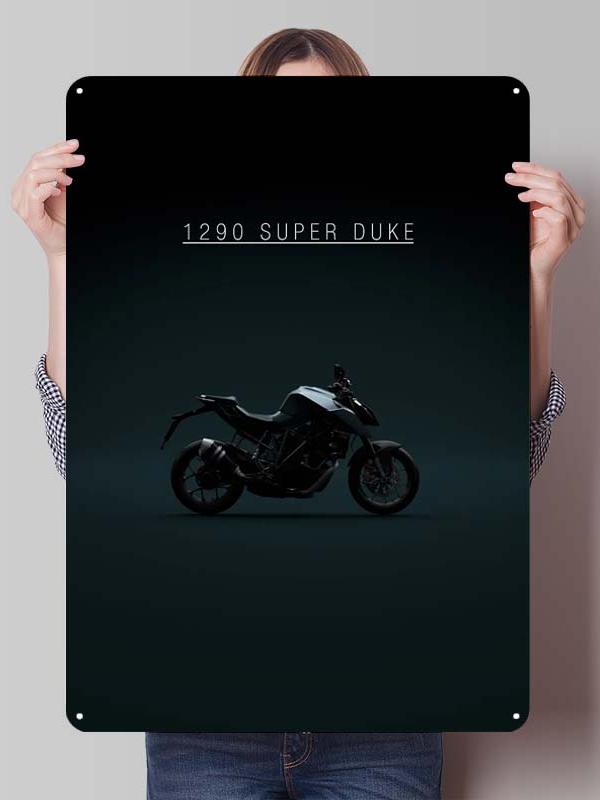

K-KTM Tinplate Sign Motorcycle Poster Decoration Living Room Decor Men Custom Metal Signs for Garage Wall Art Decoration Retro 30x40cm(11.8x15.7inch)