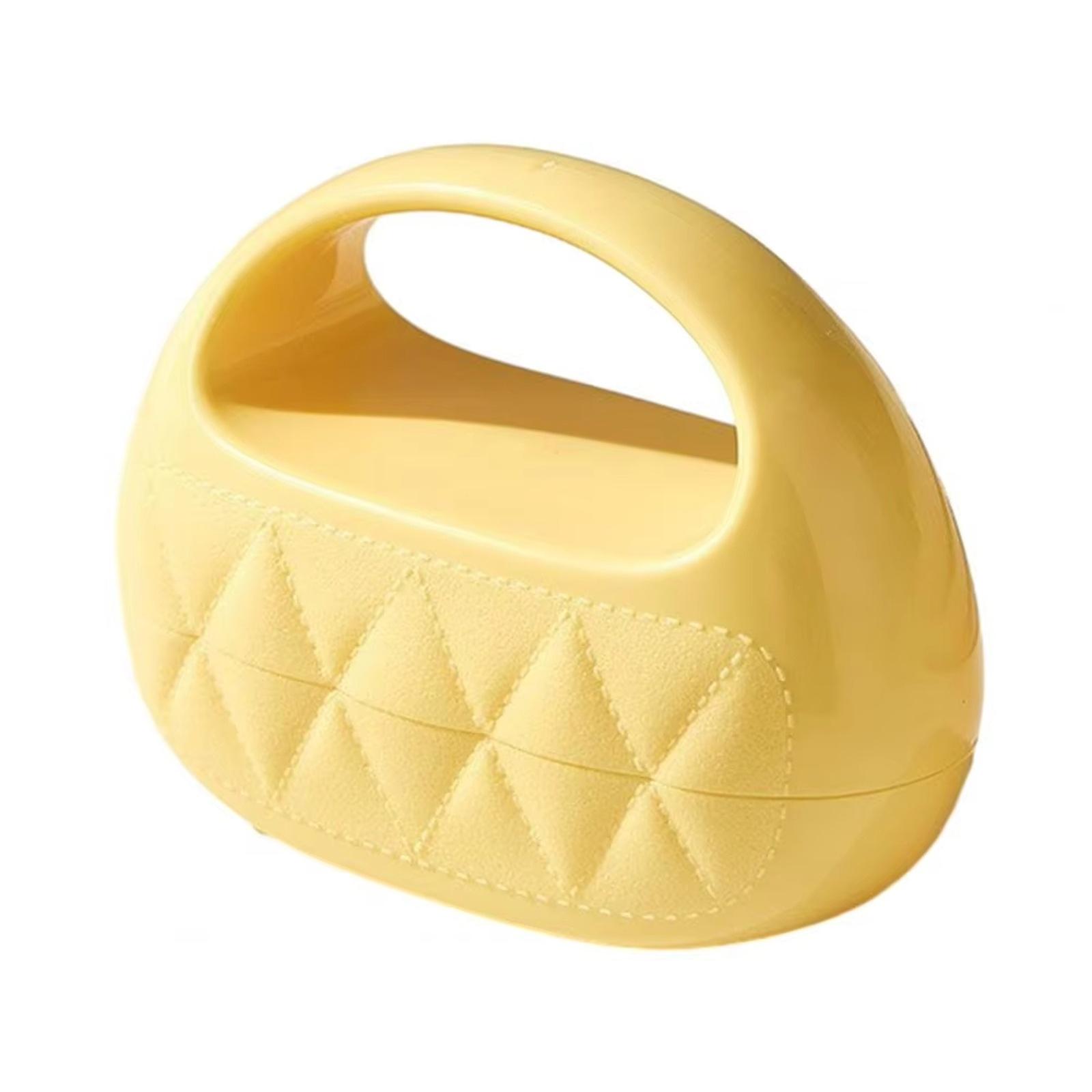Reusable Fabric Lint Roller with Washable Sticky Sheets Strong Adhesive for Removing Pet Hair Dust and Lint from Clothes and Upholstery one size жёлтый