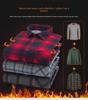 Men's Luxe Double-Sided Velvet Thickened Striped Plaid Long Sleeve Shirt for Autumn and Winter
