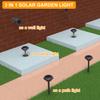 Solar Lights Outdoor Waterproof LED Solar Garden Projection Lights Garden Courtyard Lamp Landscape Path Yard Patio Decor